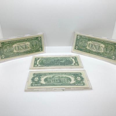 LOT 300: Vintage Paper U.S. Currency - Silver Certificates and More