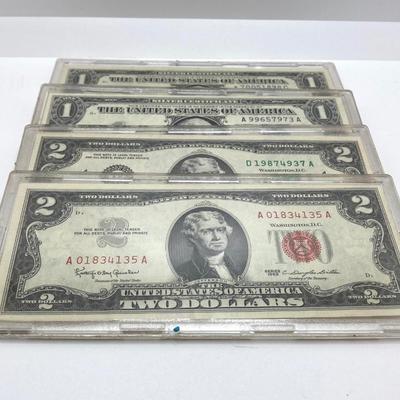 LOT 300: Vintage Paper U.S. Currency - Silver Certificates and More