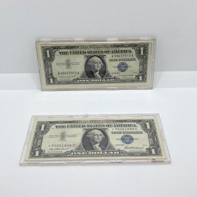 LOT 300: Vintage Paper U.S. Currency - Silver Certificates and More