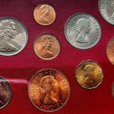 LOT 301: Three Great Britain 1967 Complete Decimal Issue and Last L.s.d. Type Coin Collectible Sets