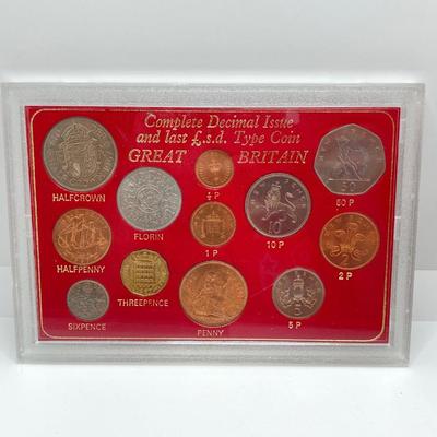 LOT 301: Three Great Britain 1967 Complete Decimal Issue and Last L.s.d. Type Coin Collectible Sets