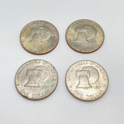 LOT 306: Collection of U.S. Eisenhower One Dollar Coins - Dated 1971 to 1978
