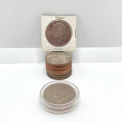 LOT 306: Collection of U.S. Eisenhower One Dollar Coins - Dated 1971 to 1978