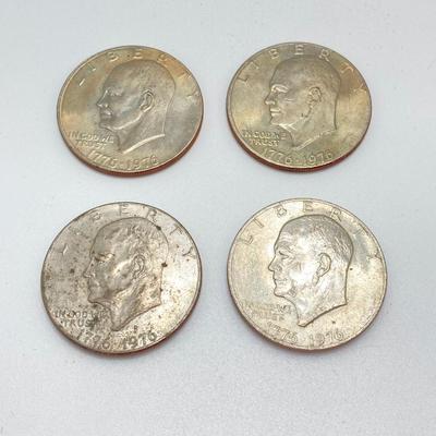 LOT 306: Collection of U.S. Eisenhower One Dollar Coins - Dated 1971 to 1978