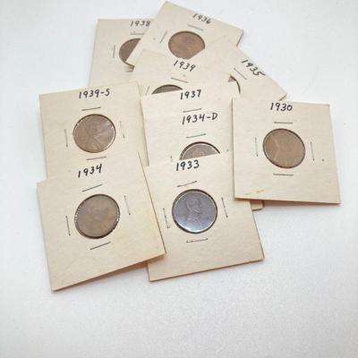 LOT 309: Vintage U.S. Wheat Penny Collection and More - 1909 to 1970
