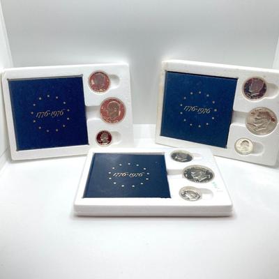 LOT 310: Three U.S. Mint's Bicentennial Silver Proof Sets