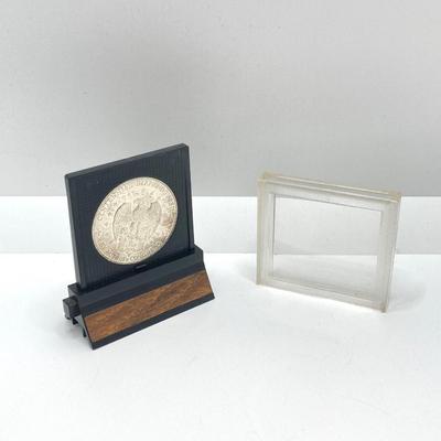 LOT 311: Two 1972 U.S. Constellation Centennial Diamond Jubilee Silver Medals
