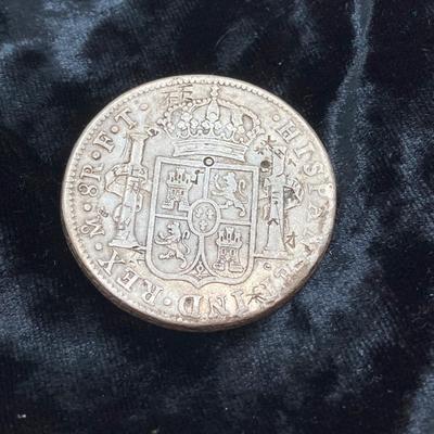 LOT 317: 1803 and 1804 Carolous IIII Dei Gratia Hisean Et Ind Rex 8 R F M Spanish Colonial Silver Coins