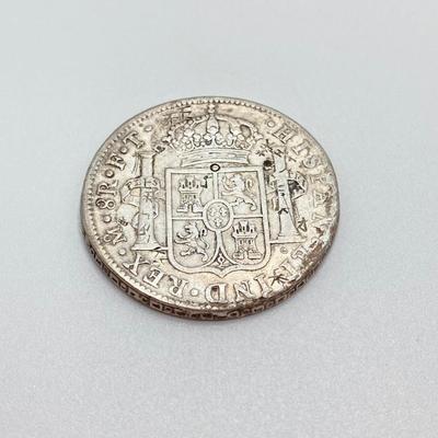 LOT 317: 1803 and 1804 Carolous IIII Dei Gratia Hisean Et Ind Rex 8 R F M Spanish Colonial Silver Coins