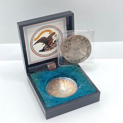 LOT 317: 1803 and 1804 Carolous IIII Dei Gratia Hisean Et Ind Rex 8 R F M Spanish Colonial Silver Coins