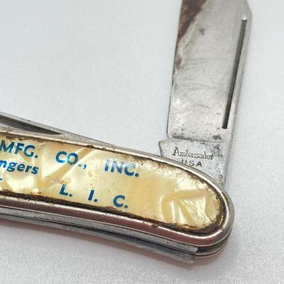 LOT 321: Collection of Vintage Pocket Knives - Ambassador USA, Camillus, Kabar and More