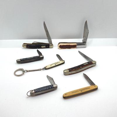 LOT 322: Vintage Pocket Knife Collection - Imperials, Colonial, Schrade Walden and More