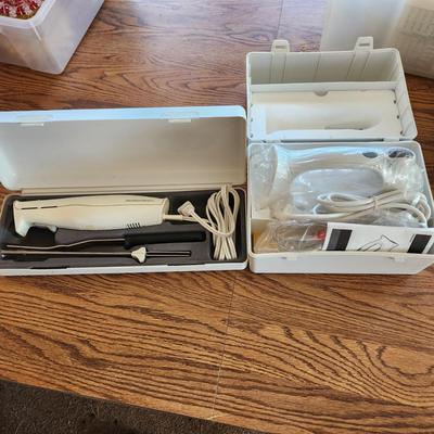 Vintage Hamilton Beach Mand Mixer & Electric Knife
