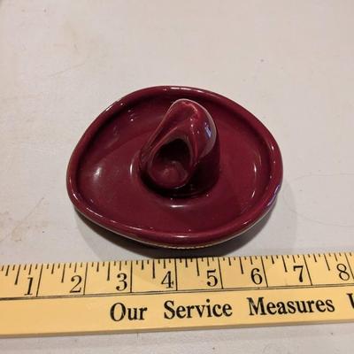 Vintage Hickok Pottery Cowboy Hat Ashtray