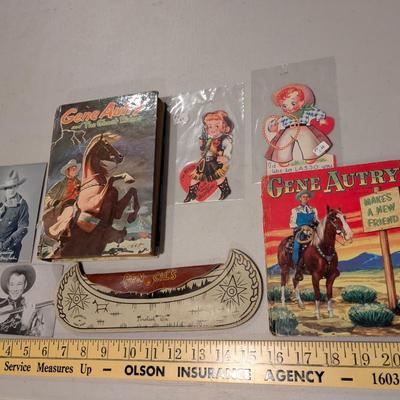 Collection of Gene Autry/Cowboy Items