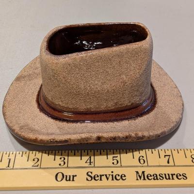 Awesome Vintage Haeger Pottery Cowboy Hat Planter USA #338