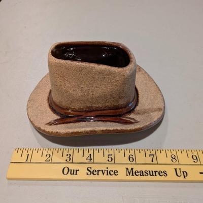 Awesome Vintage Haeger Pottery Cowboy Hat Planter USA #338
