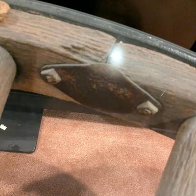 Antique Wagon Wheel Coffee Table