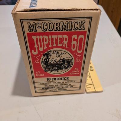 Vintage McCormick Distillery Iron Horse Jupiter 60 Train Whiskey Decanter In Box