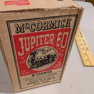 Vintage McCormick Distillery Iron Horse Jupiter 60 Train Whiskey Decanter In Box