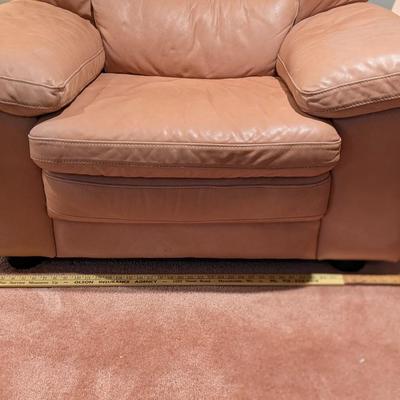 Italian Made Leather MCM Chair