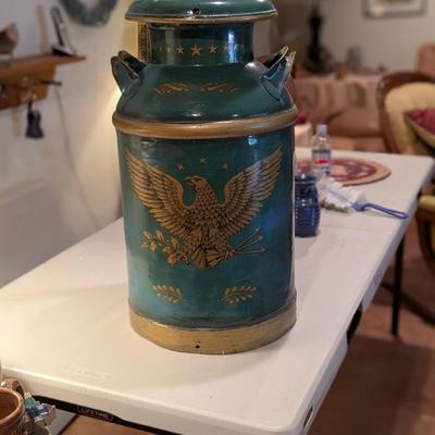 Antique US Eagle Milk Jug