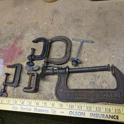 Variety of Antique Clamps
