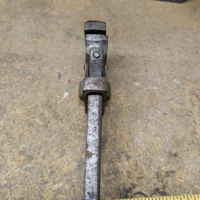 Vintage Hanson 14" Wood Handle Flexible Pipe Wrench