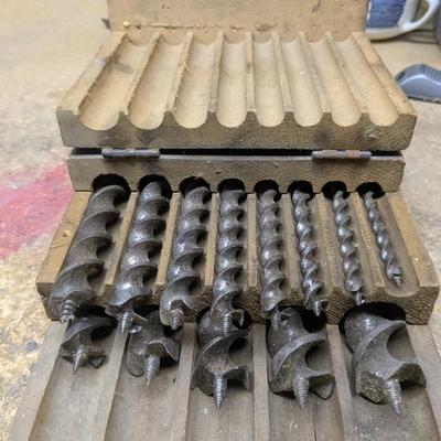 Vintage Greenlee Rockford Auger Drill Bit Set