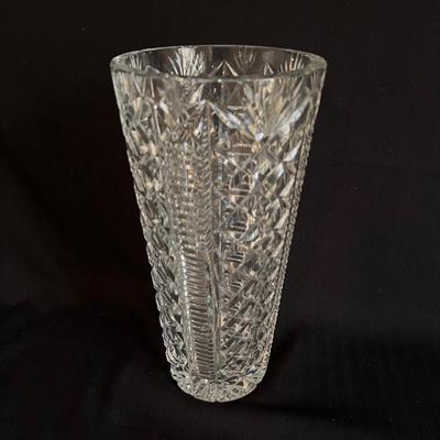 Large Waterford Crystal Vase & Star W/Box (PB-RG)