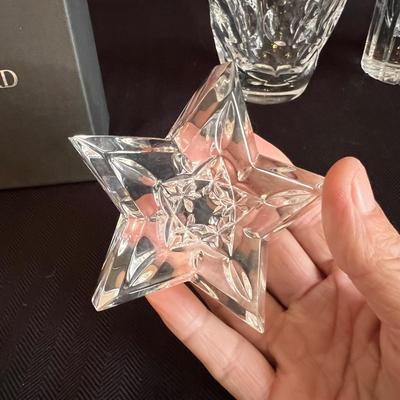 Large Waterford Crystal Vase & Star W/Box (PB-RG)