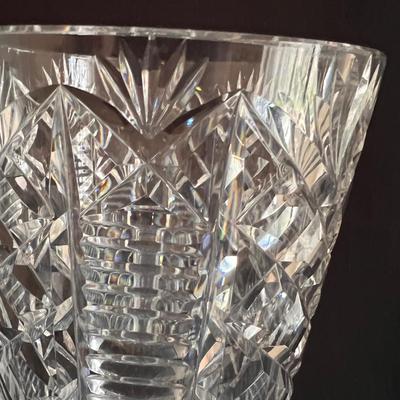 Large Waterford Crystal Vase & Star W/Box (PB-RG)