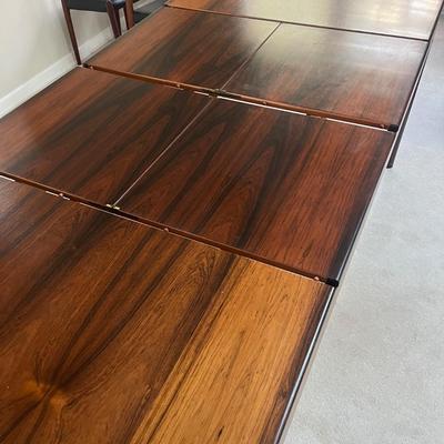 MCM Swedish Rosewood Dining Room Table & Six Chairs (DR-MG)