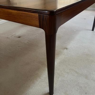 MCM Swedish Rosewood Dining Room Table & Six Chairs (DR-MG)