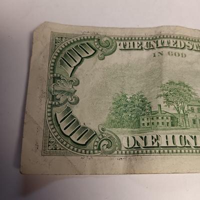 1990 $100 DOLLAR BILL