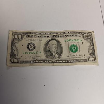 1990 $100 DOLLAR BILL