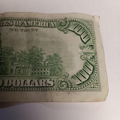 1990 $100 DOLLAR BILL