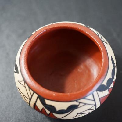 TWO JEMEZ SM. POTS. ONE SIGNED TOYA