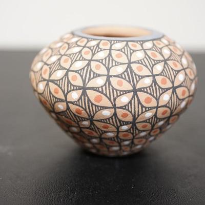 TWO JEMEZ SM. POTS. ONE SIGNED TOYA