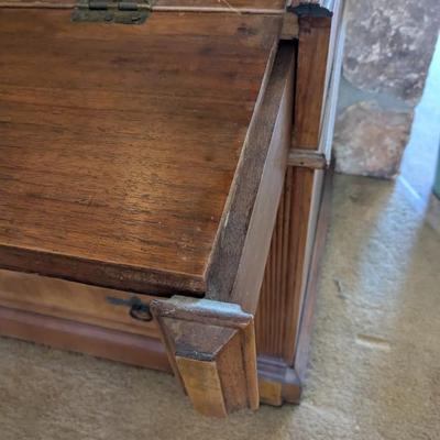 Beautiful Antique Walnut Cabinet/Secretary