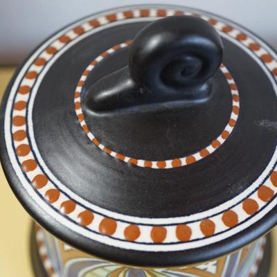 GOUDA POTTERY HOLLAND HUMIDOR JAR