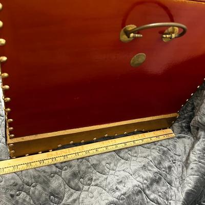 Cherub (Angel) Treasure Chest Trunk - 20"Wx19.7"Hx16.2"D Approx