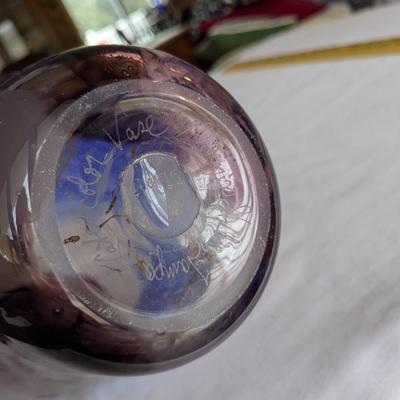 Multi Colored Hand Blown Vase