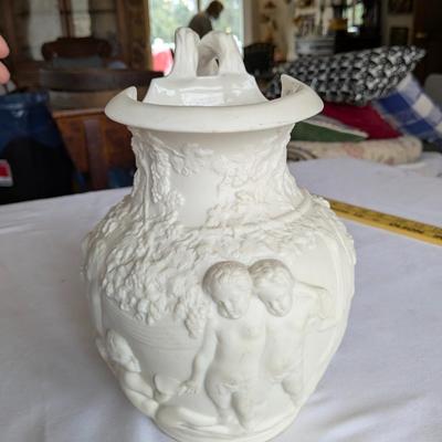 Rare Copeland & Garrett "The Vintage" Relief Moulded Jug 1844
