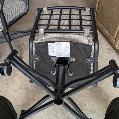 Glass Top Dining Set with 5 Chairs