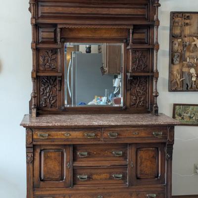 Stunning Eastlake Sideboard