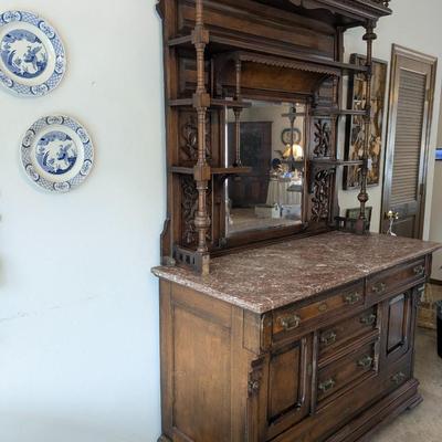 Stunning Eastlake Sideboard