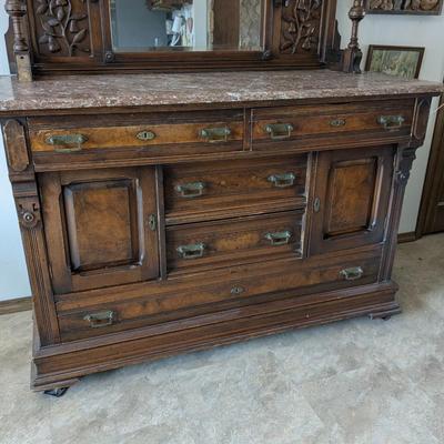 Stunning Eastlake Sideboard