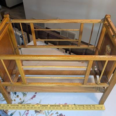 Whitney Brothers Vintage Wooden Baby Doll Crib