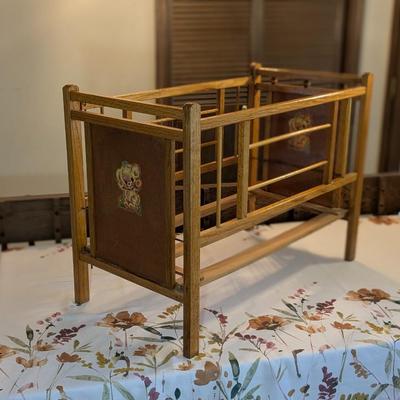 Whitney Brothers Vintage Wooden Baby Doll Crib